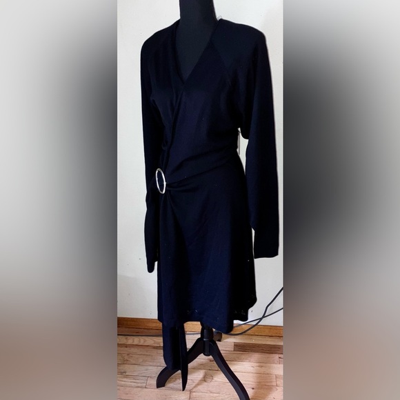 NWOT ATTICO ATWELL Buttery Soft Lightweight Lana Wool MIDI DRESS size Med/US 8 - Picture 9 of 15